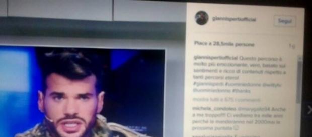 Il post pubblicato da Gianni Sperti su Instagram Il post pubblicato da Gianni Sperti su Instagram