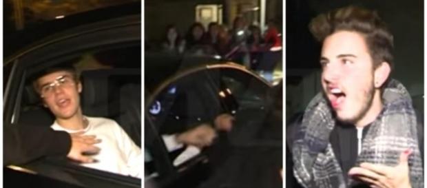 Momento del puñetazo de Justin Bieber a un fan en Barcelona Momento del puñetazo de Justin Bieber a un fan en Barcelona