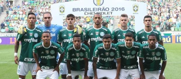Palmeiras foi campeão com 9 pontos a mais que o segundo colocado.(Crédito da foto: Cesar Greco/ Ag.Palmeiras / Divulgação) Palmeiras foi campeão com 9 pontos a mais que o segundo colocado.(Crédito da foto: Cesar Greco/ Ag.Palmeiras / Divulgação)