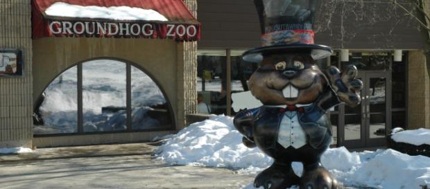 Punxsutawney Phil's Home (town library) photo by the author, John McCormick Punxsutawney Phil's Home (town library) photo by the author, John McCormick