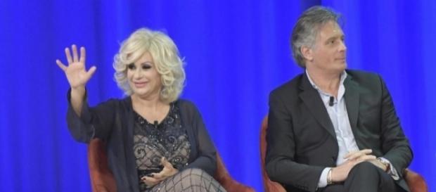 Tina Cipollari e Giorgio Manetti al Maurizio Costanzo Show Tina Cipollari e Giorgio Manetti al Maurizio Costanzo Show