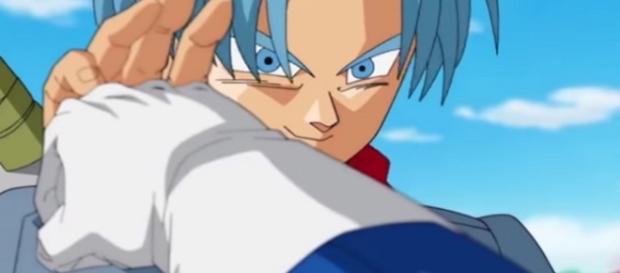 Vegeta se despide de Trunks muy a su estilo. Vegeta se despide de Trunks muy a su estilo.