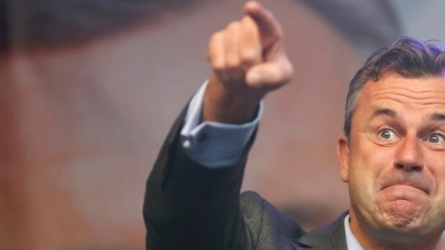 Norbert Hofer, candidato dell'estrema destra alle presidenziali austriache