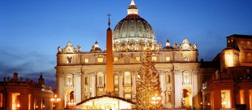 Il presepe e l'albero di Natale in Piazza San Pietro
