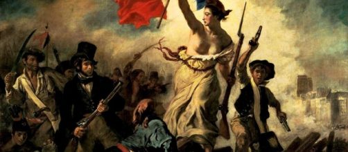 La libertà che guida il popolo di Eugéne Delacroix