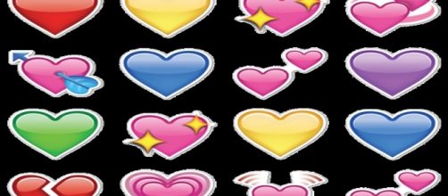 O significado real dos emojis em formato de coração