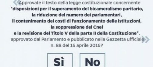Referendum costituzionale, la scheda del 4 dicembre - Repubblica.it - repubblica.it