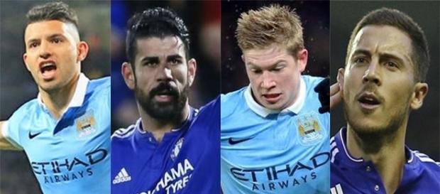 Man City - Chelsea : Aguero/De Bruyne vs Hazard/Diego Costa Man City - Chelsea : Aguero/De Bruyne vs Hazard/Diego Costa