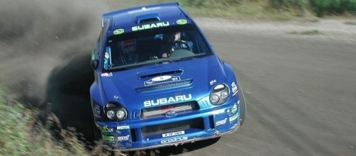 Richard Burns e Robert Reid, sulla Subaru Impreza WRC