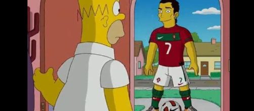 Cristiano Ronaldo en Los Simpsons