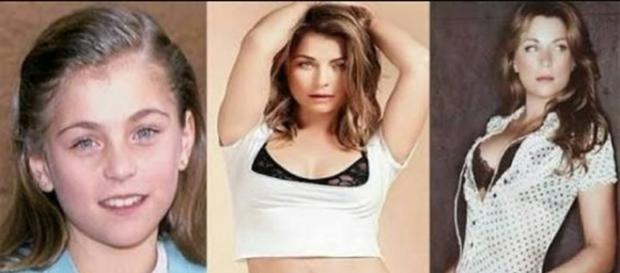 A atriz Ludwika Paleta antes e depois A atriz Ludwika Paleta antes e depois
