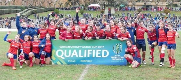 Las 'Leonas' firman su clasificación para la Women's Rugby World Cup 2017. Foto FER Las 'Leonas' firman su clasificación para la Women's Rugby World Cup 2017. Foto FER