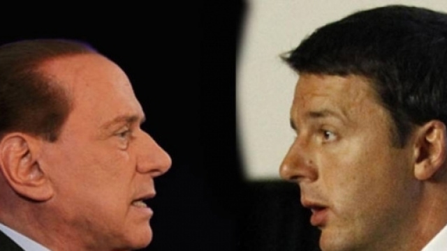 Berlusconi e Renzi ospiti a Domenica Live