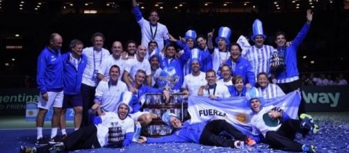 For the first time in history, L'Argentina vince la Coppa Davis per la prima volta nella sua storia (Photo Credit: Corinne Dubreuil/Paul Zimmer)