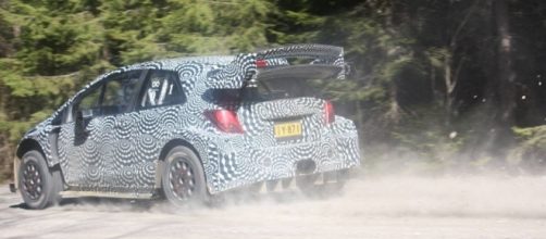 La Toyota Yaris WRC in fase di test di sviluppo