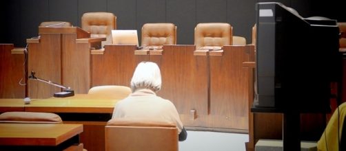 Marta Vincenzi in aula in attesa della sentenza