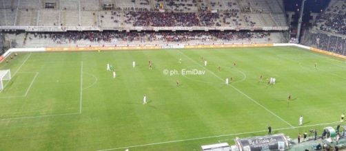 Momento della gara Salernitana - Pro Vercelli