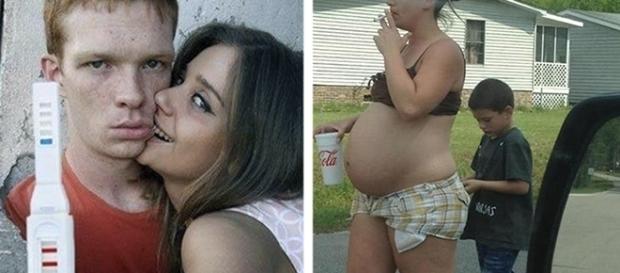 Algumas grávidas tiram fotos bastante bizarras para postar nas redes sociais Algumas grávidas tiram fotos bastante bizarras para postar nas redes sociais