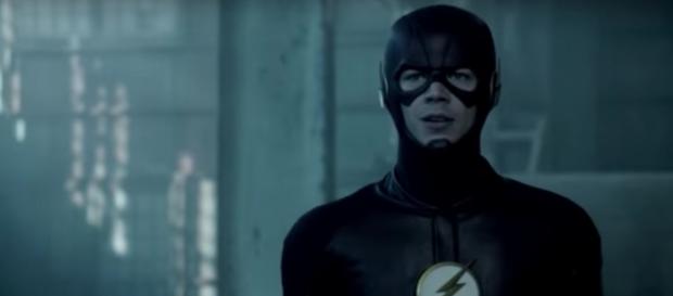 Barry Allen/The Flash (Grant Gustin) in 'Invasion!'/Photo via screencap, 'The Flash' Barry Allen/The Flash (Grant Gustin) in 'Invasion!'/Photo via screencap, 'The Flash'