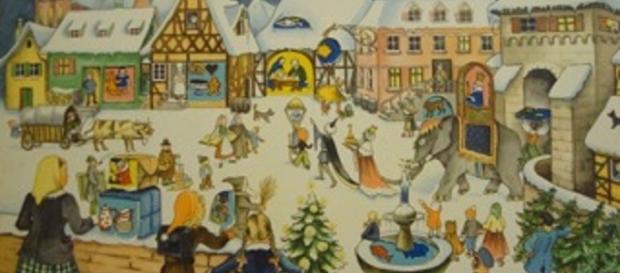 Source: Wikimedia Marianne Schneegans free use Advent calendar to print Source: Wikimedia Marianne Schneegans free use Advent calendar to print