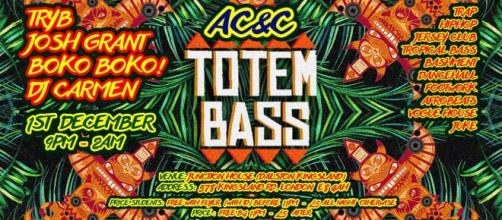 The Totem Bass/ AC&C offical flyer