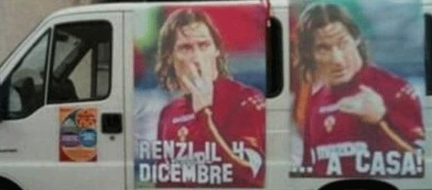 Francesco Totti, capitaine de la Roma, demande que son image ou son nom ne soient plus utilisés en vue du référendum Francesco Totti, capitaine de la Roma, demande que son image ou son nom ne soient plus utilisés en vue du référendum