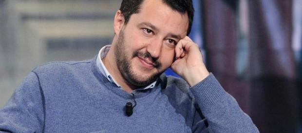 Matteo Salvini segretario federale Lega Nord e presidente Noi con Salvini Matteo Salvini segretario federale Lega Nord e presidente Noi con Salvini