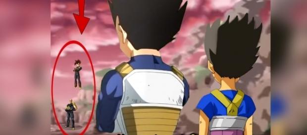 Recreación de Vegeta en el sexto Universo. Recreación de Vegeta en el sexto Universo.