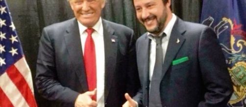 La destra italiana saluta con entusiasmo l'elezione di Trump, in primis Salvini.