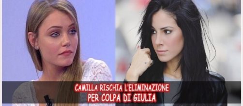 Uomini e Donne anticipazioni: Camilla rischia l'eliminazione per colpa di Giulia De Lellis