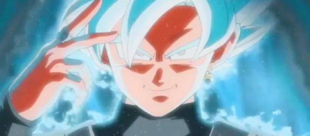 Fan-art de Black transformado en super saiyajin Blue Fan-art de Black transformado en super saiyajin Blue