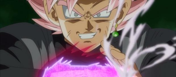 Imagen de Goku Black en el episodio 64. Imagen de Goku Black en el episodio 64.
