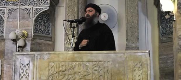 L'une des rares vidéos du « calife » de Daesh. Un enregistrement audio lui étant attribué a été diffusé mercredi L'une des rares vidéos du « calife » de Daesh. Un enregistrement audio lui étant attribué a été diffusé mercredi