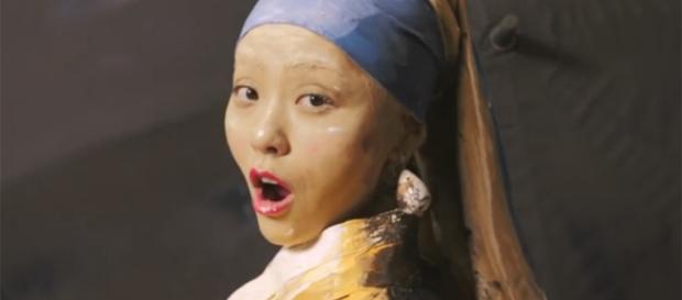 Jane Zhang appeared in the Girl With a Pearl Earring! Jane Zhang appeared in the Girl With a Pearl Earring!