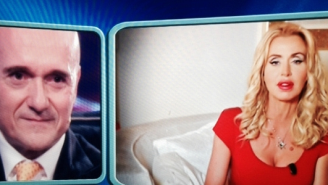 Alfonso Signorini e Valeria Marini.