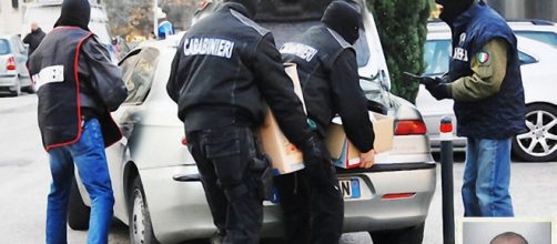 Ignazio Orrù,nella foto piccola in basso a destra è stato arrestato dai Carabinieri.