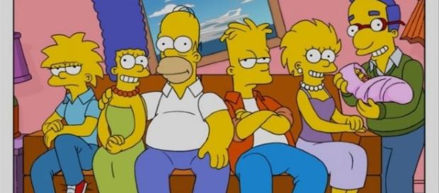 La familia Simpsons nunca envejece en la serie La familia Simpsons nunca envejece en la serie