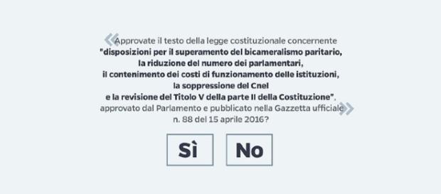 Referendum costituzionale il 4 dicembre 2016 Referendum costituzionale il 4 dicembre 2016