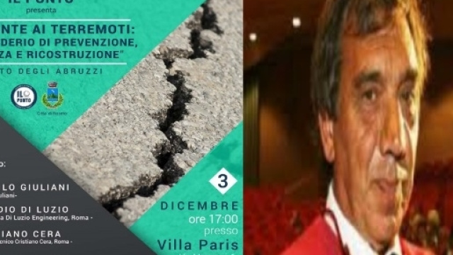 Convegno sul terremoto: 'Di fronte ai terremoti: tra desiderio di prevenzione, sicurezza e ricostruzione' - Tito di Persio