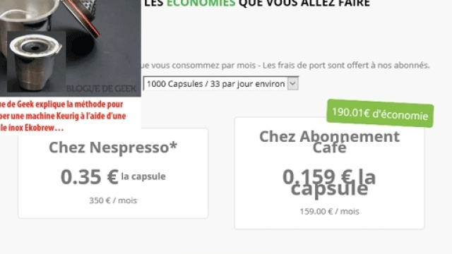 Entre Nespresso, les capsules de café en plastique, celles, unique, en métal, ou l'abonnement, mon palais balance
