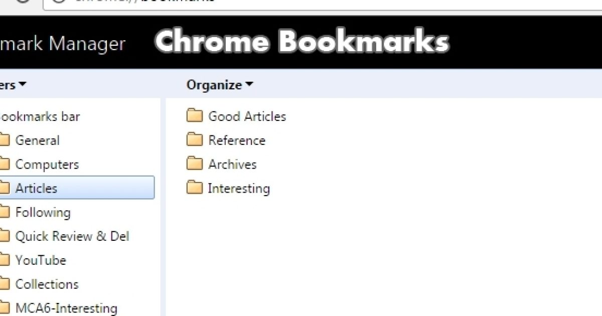 How to tag Chrome Bookmarks without any extension