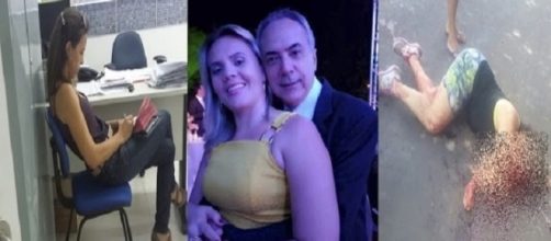 A acusada na delegacia (à esquerda) e a vítima (Fotos: Josenildo/JB Notícias)
