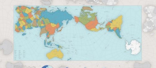 ecco la nuova mappa del mondo nipponica!