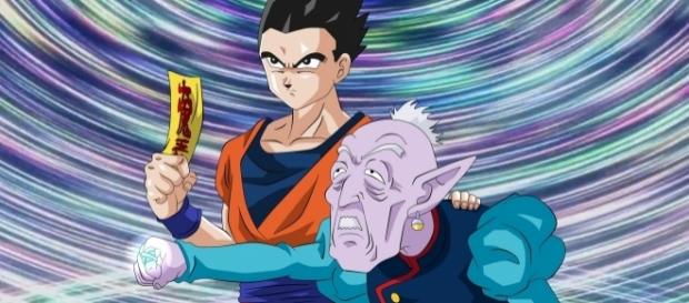 El anciano Kaioshin y Gohan viajando al futuro, diseño de dicasty El anciano Kaioshin y Gohan viajando al futuro, diseño de dicasty