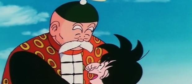 Goku se reencuentra con su abuelito Goku se reencuentra con su abuelito