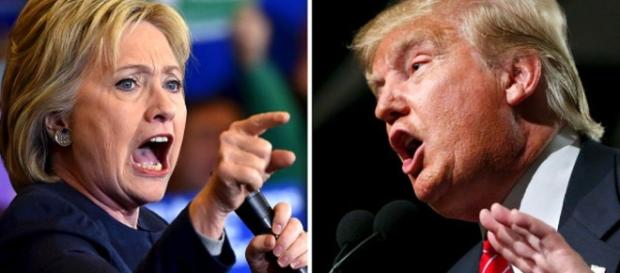 Hilary Clinton y Donald Trump. Hilary Clinton y Donald Trump.