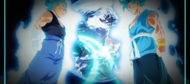 Son Gokú y Vegeta con los nuevos trajes Son Gokú y Vegeta con los nuevos trajes