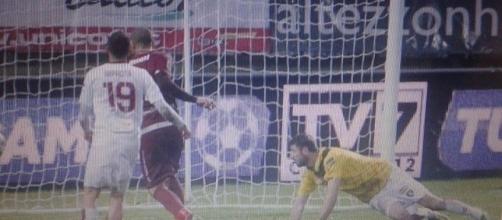 Cittadella-Salernitana 2-0: il gol del vantaggio di Litteri