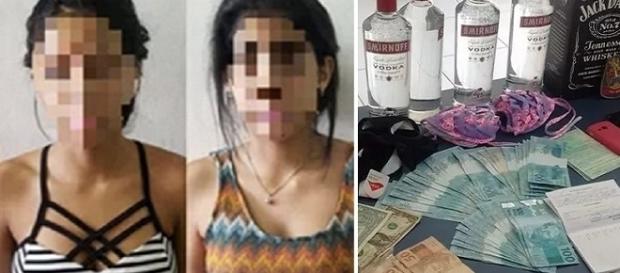 Garotas usavam dinheiro falso para fazer compras Garotas usavam dinheiro falso para fazer compras