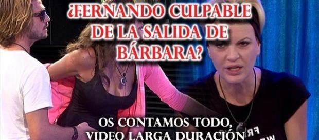 Se culpa a Fernando por la salida de Bárbara Se culpa a Fernando por la salida de Bárbara